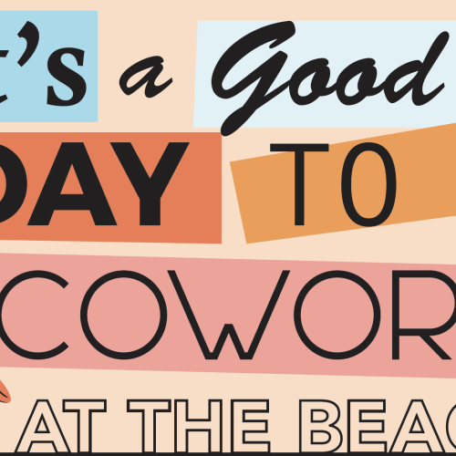 Coworking @ the beach, 16 april